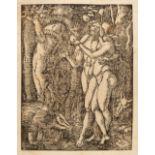 * Durer (Albrecht, 1471-1528). Adam and Eve (from the Small Passion), circa 1509-10