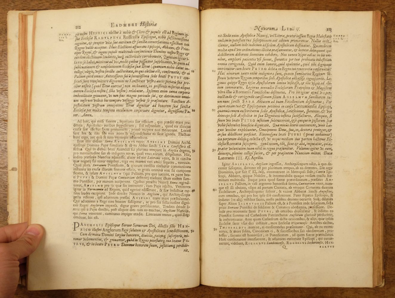 Eadmer of Canterbury. Historiae novorum, 1st edition, 1623 - Image 7 of 9