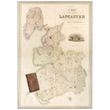 Lancashire. Hennet (G.), A Map of the County Palatine of Lancaster, 1830