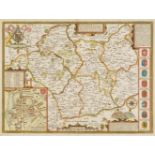 Leicestershire. Speed (John), Leicester both Countye and Citie described..., 1676