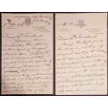 * Bantock (Granville Ransom, 1868-1946). Three autograph letters, 1931-32