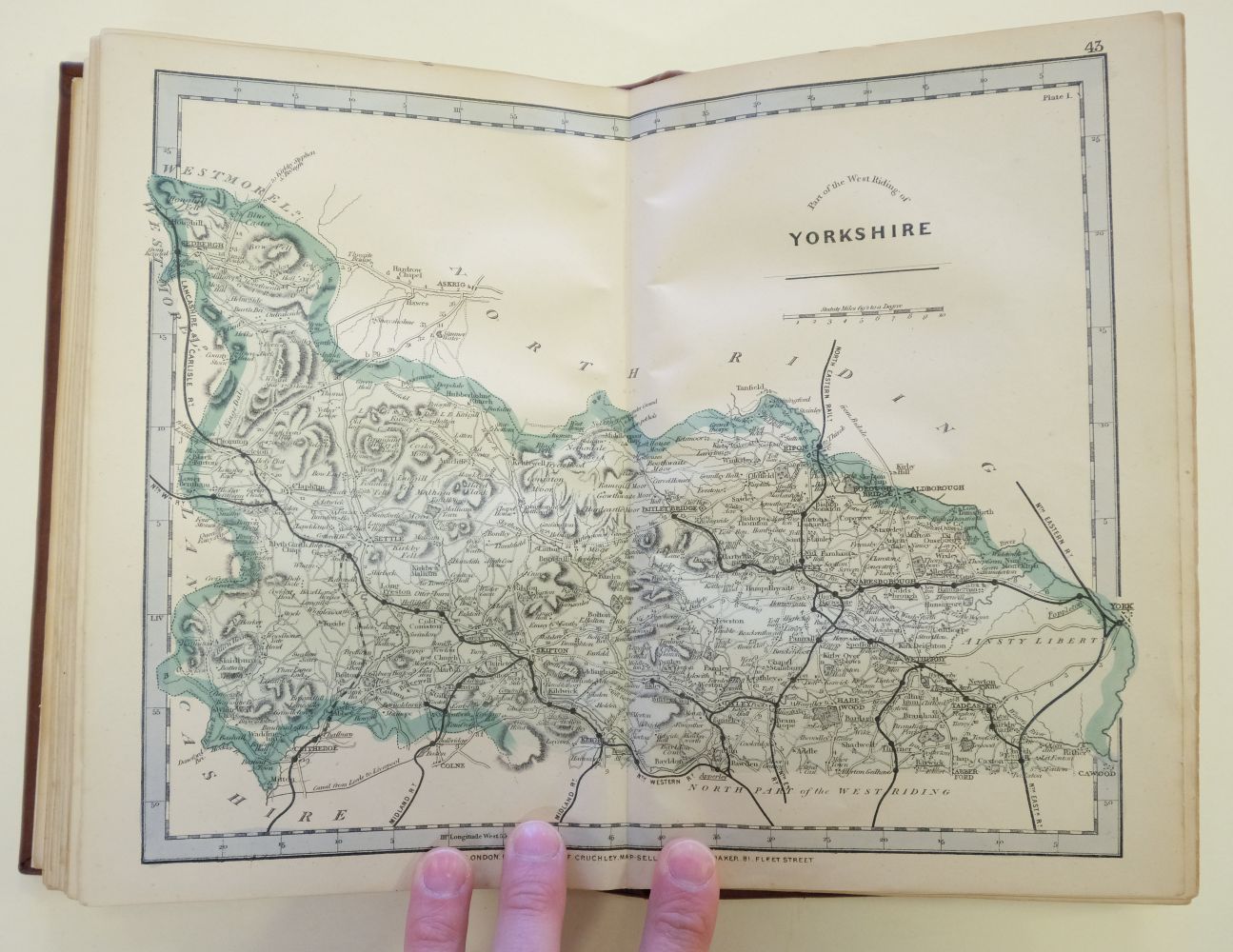 Cruchley (G.F., publisher). Cruchley's County Atlas of England & Wales, 1875 - Image 8 of 8