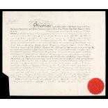 * George V (1865-1936). Document Signed, 1920