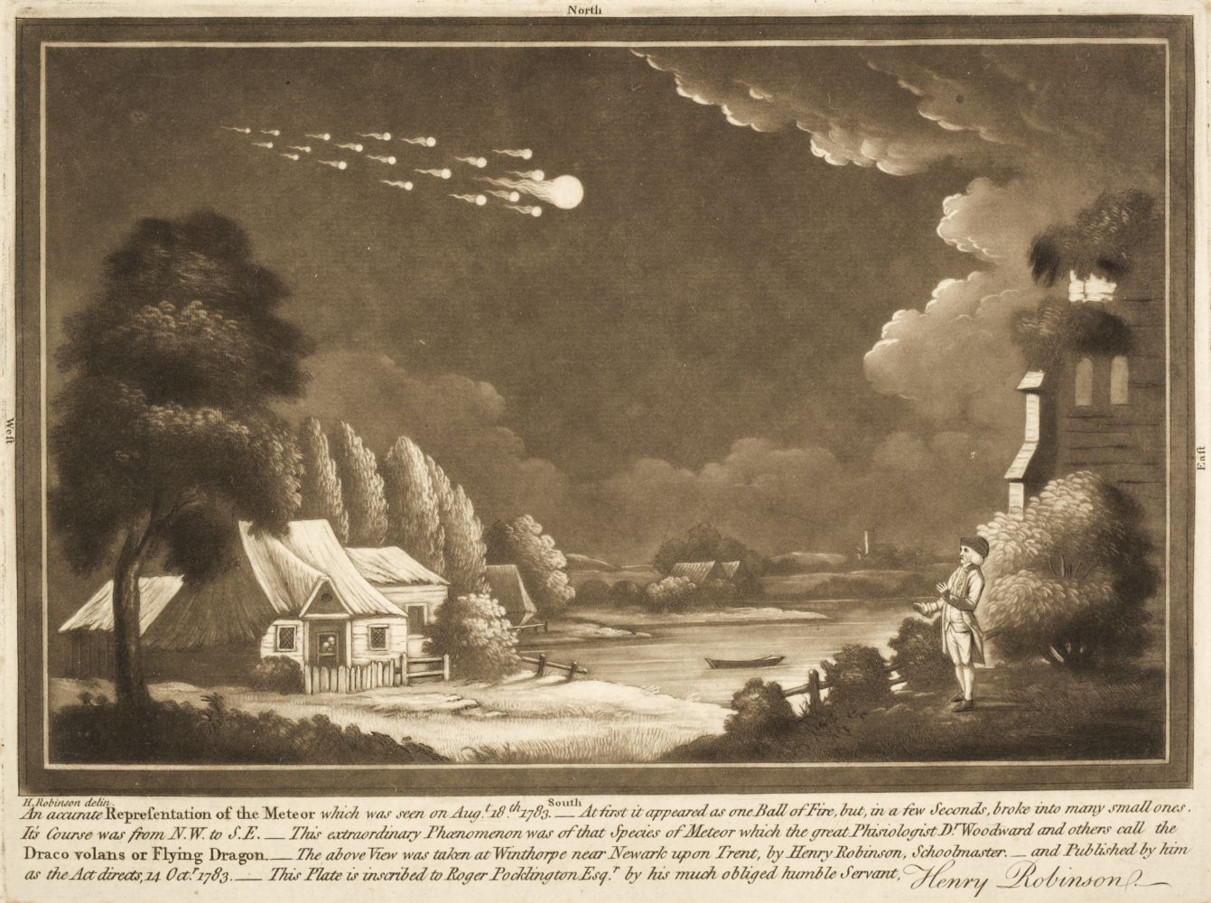 * Robinson (Henry). An Accurate Representation of the Meteor..., 1783