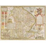 Lincolnshire. Speed (John), The Countie and Citie of Lincolne Described..., 1676