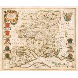 Maps. A collection of 38 county & regional maps, town plans & charts, 17th -19th century