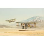 * Barnes (Barry). DH9A, watercolour and other aviation