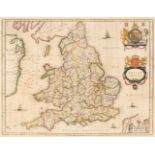 British Isles. Blaeu (J.), Anglia Regnum, Amsterdam, circa 1662