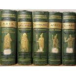 Stanford (Edward [publisher]). Stanford's Compendium of Geography and Travel, 5 volumes, 1882-85