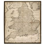 * England & Wales. Bowen (E.), A New and Accurate map of England & Wales, 1734