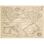 British Islands. Mercator (G. & Hondius J.). Anglesey, Garnesay, Jarsay & Wight Vectis, 1620