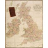 British Isles. Walker (J & C), Map of the British Isles...., 1842
