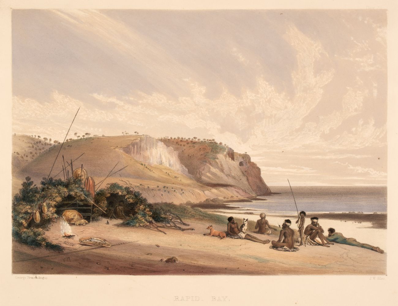 * Angas (George French). 14 views from South Australia Illustrated, 1846-47