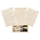 * Great Train Robbery. Charlie Wilson (1932-1990). 4 Autograph Letters Signed