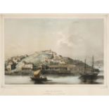 * Hastrel (Adolphe d', 1805-1875). Rio de Janeiro, 3 colour lithographs