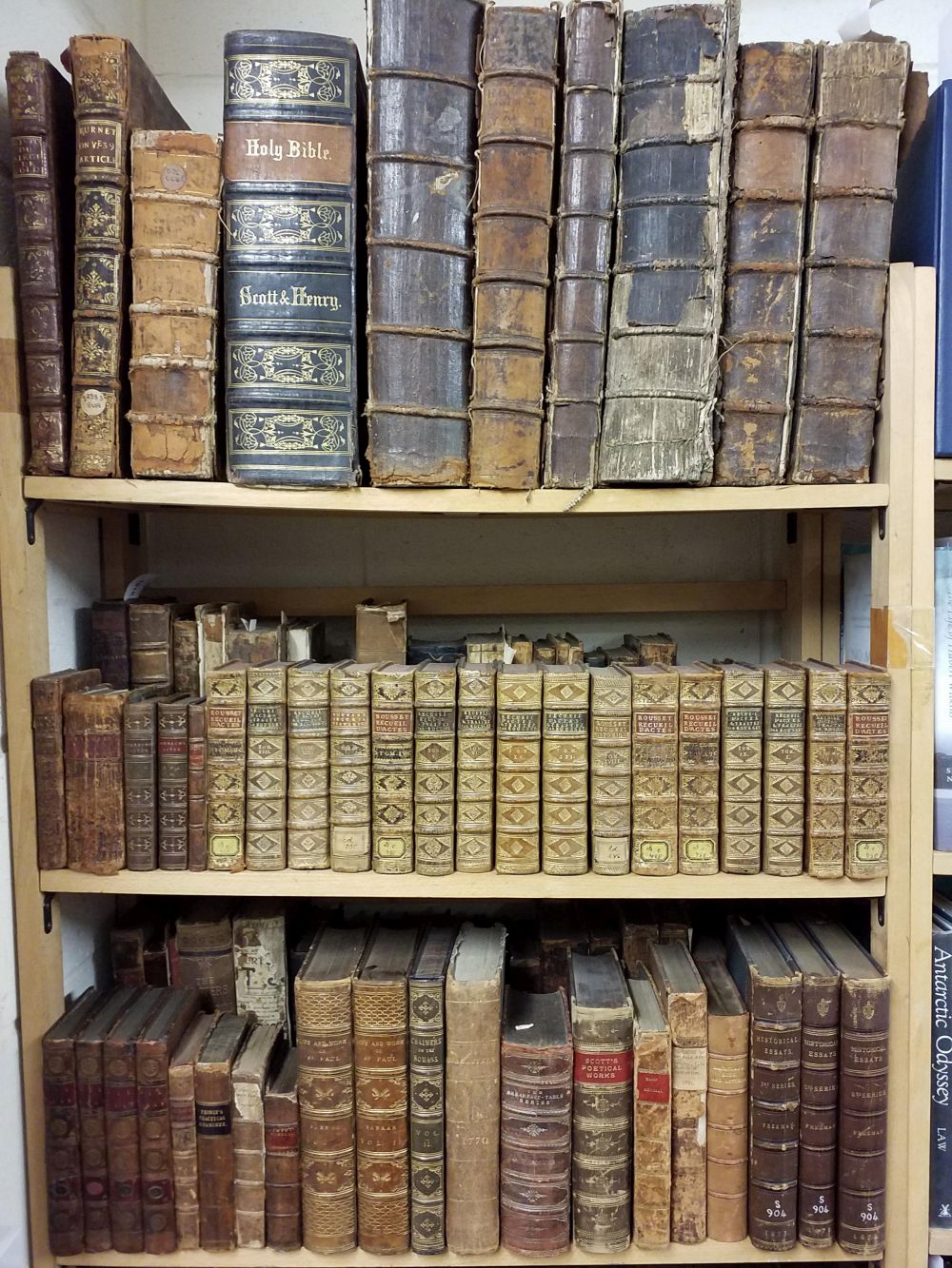 Antiquarian. A large collection of 17th-19th century theology & reference