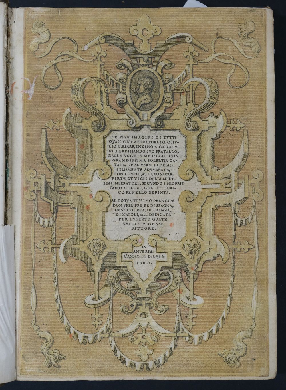 Goltz (Hubert). Le Vive Imagini di Tutti Quasi Gl'Impertori, Da C. Iulio Caesere, 1557 - Image 5 of 11
