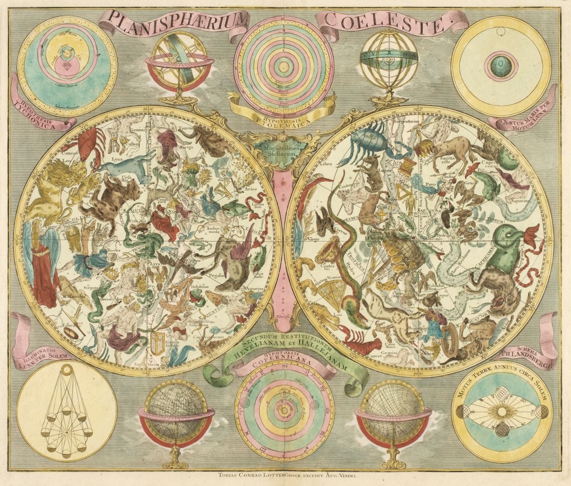 Lotter (Tobias Conrad). Planisphaerium Coeleste, Augsburg, circa 1760