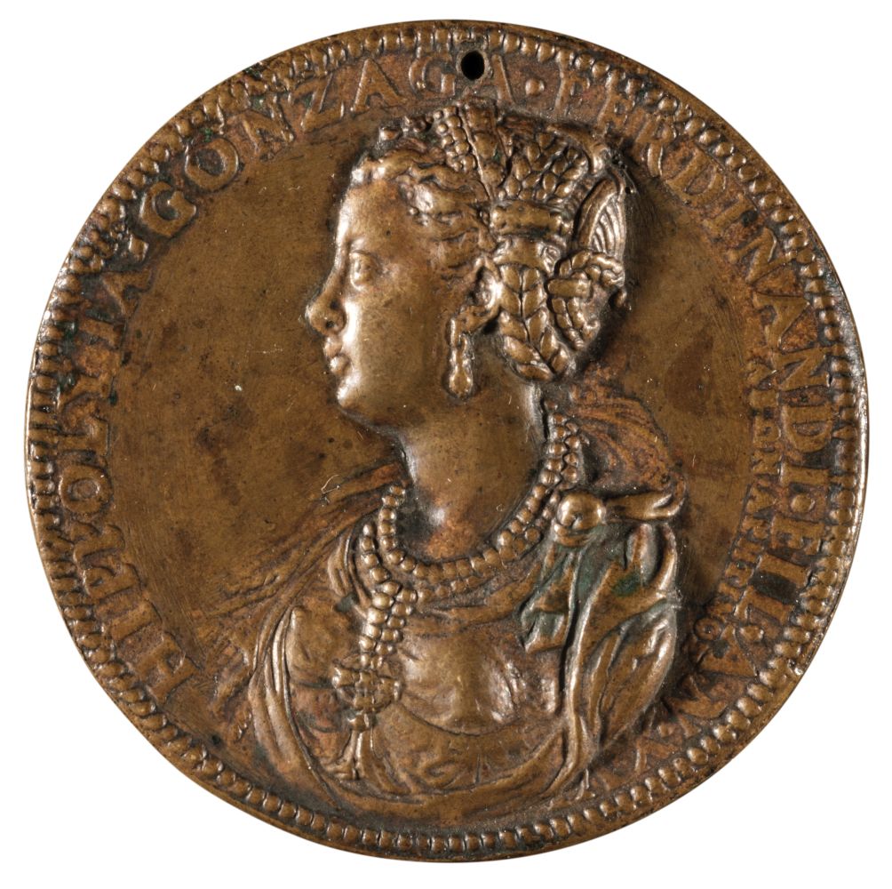 * Medal. Ippolita Gonzaga, Bronze Medal by Leone Leoni, 16th century