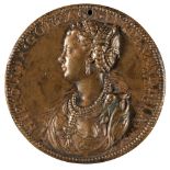* Medal. Ippolita Gonzaga, Bronze Medal by Leone Leoni, 16th century