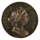 * Medal. Venice, Adria, Daughter of Pietro Aretino, cast bronze medal, 16th century