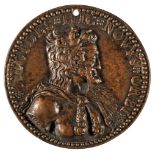 * Medal. Henry IV (1589-1610). Cast bronze medal, by Philippe Danfrie II