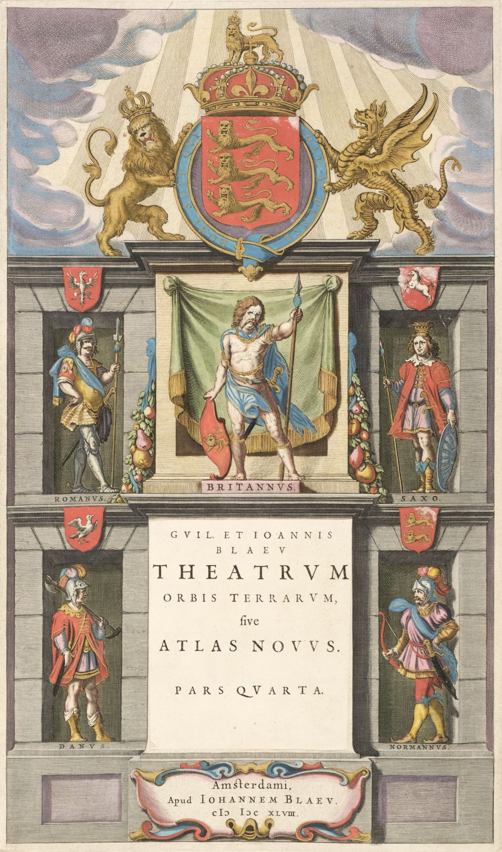 Blaeu (Willem & Johannes). Theatrum orbis terrarum, pars quarta [England & Wales], Amsterdam, 1648