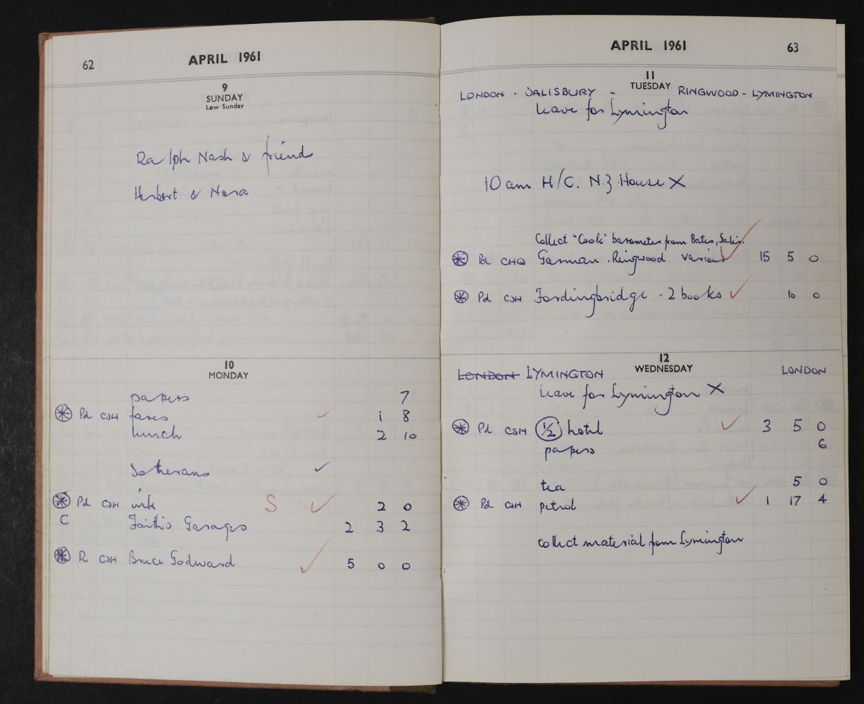 * Webster (Kenneth Athol, 1906-1967). A small archive of Webster's papers and diaries - Image 15 of 22