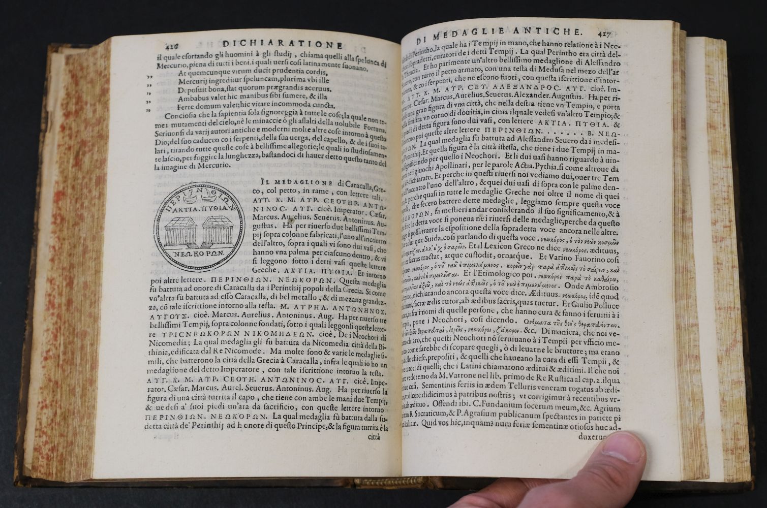 Erizzo (Sebastiano). Discorso sopra le medaglie, 4th edition, 1584, ex libris Fletcher of Saltoun - Image 11 of 11