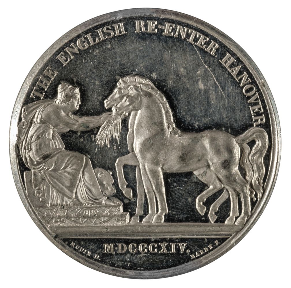 * Medal. English Army Re-Enters Hanover, 1814 - Image 2 of 2