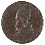 * Papal Medal. Pope Alexander VII (1599-1667), Bronze Medal, by Gaspare Morone