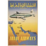 * Civil Aviation. Iraqi Airways Poster, 1950