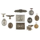 * Third Reich. WWII German Close Combat Clasp and other items