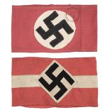 * Third Reich. Hitler Youth Armband plus one other