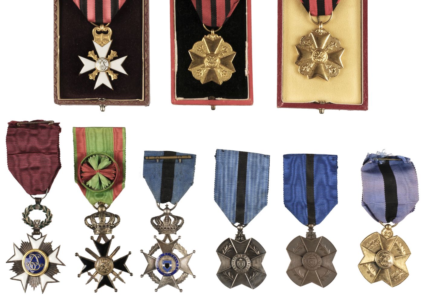 * Belgium. Various Medals