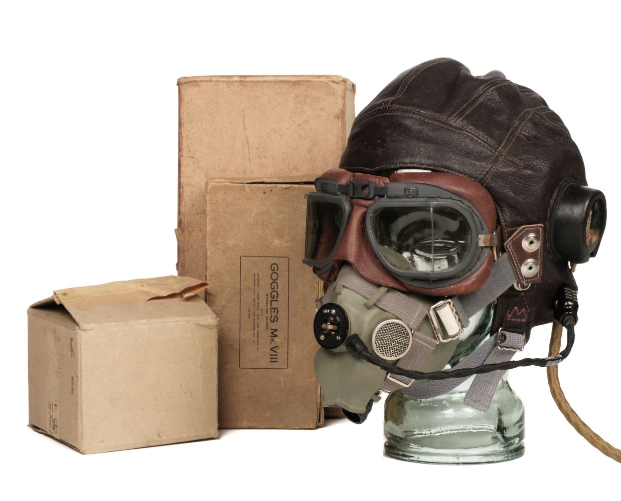* WWII RAF Flying Head-Gear, circa 1942 and later
