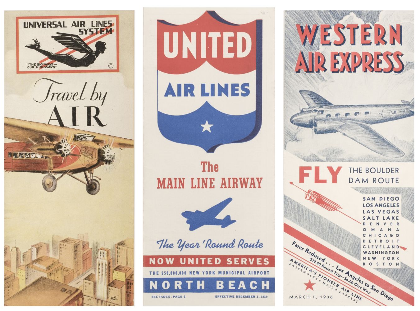 * Civil Aviation. American Timetables 1930-1960