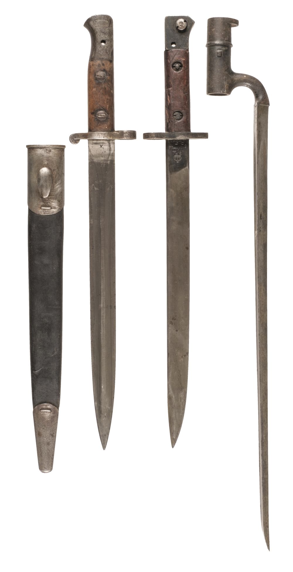 * Bayonets. Three bayonets, Ayrshire Yeomanry, and others