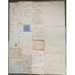 * British Military. A selection of autograph letters signed and a few signed pieces