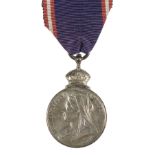 * Royal Victorian Medal, V.R., silver