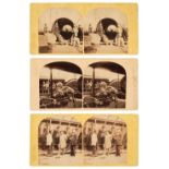 * Stereoviews - The Great Eastern. A group of three albumen print stereoviews