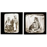 * A group of 5 large albumen print stereoviews by John Karl Hillers (1843-1925) Native Americans