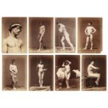 * Nudes. A group of male and female nude studies, circa 1870s