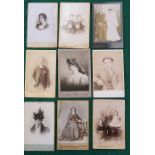 * Cartes de Visite. A collection of approximately 150 cartes de visite