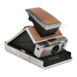 * Polaroid SX-70 Instant Land Camera, tan leather, the world's first folding SLR camera