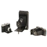 * Vintage cameras including Franka, Kodak, Agfa, Ensign, Balda, etc.