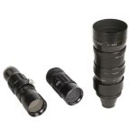 * Meyer-Optik Gorlitz 'Orestegor' 300mm f/4 M42 telephoto lens and several other M42 lenses