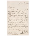 * Soyer (Alexis Benoît). Letter Signed, Reform Club, 17 April 1848