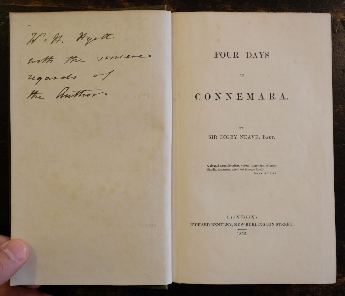 Neave (Sir Digby). Four Days in Connemara, 1st edition, 1852 - Image 6 of 10