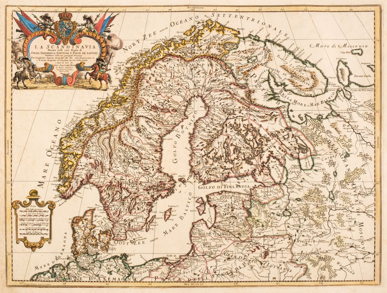 Scandinavia. Rossi (G. G.), La Scandinavia..., Rome, circa 1678